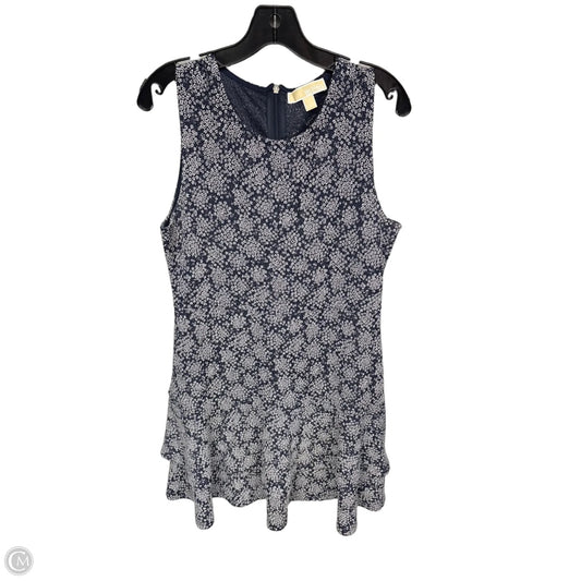 Dress Casual Short By Michael By Michael Kors In Blue & White, Size: L