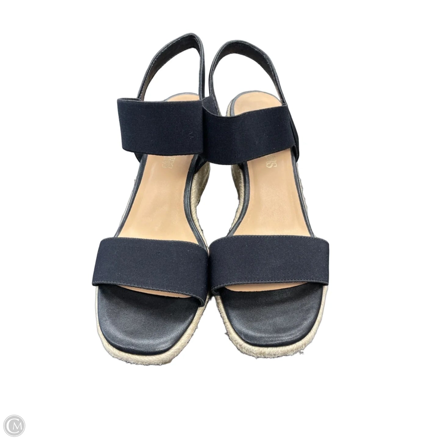Sandals Heels Wedge By Dream Pairs In Black, Size: 7.5