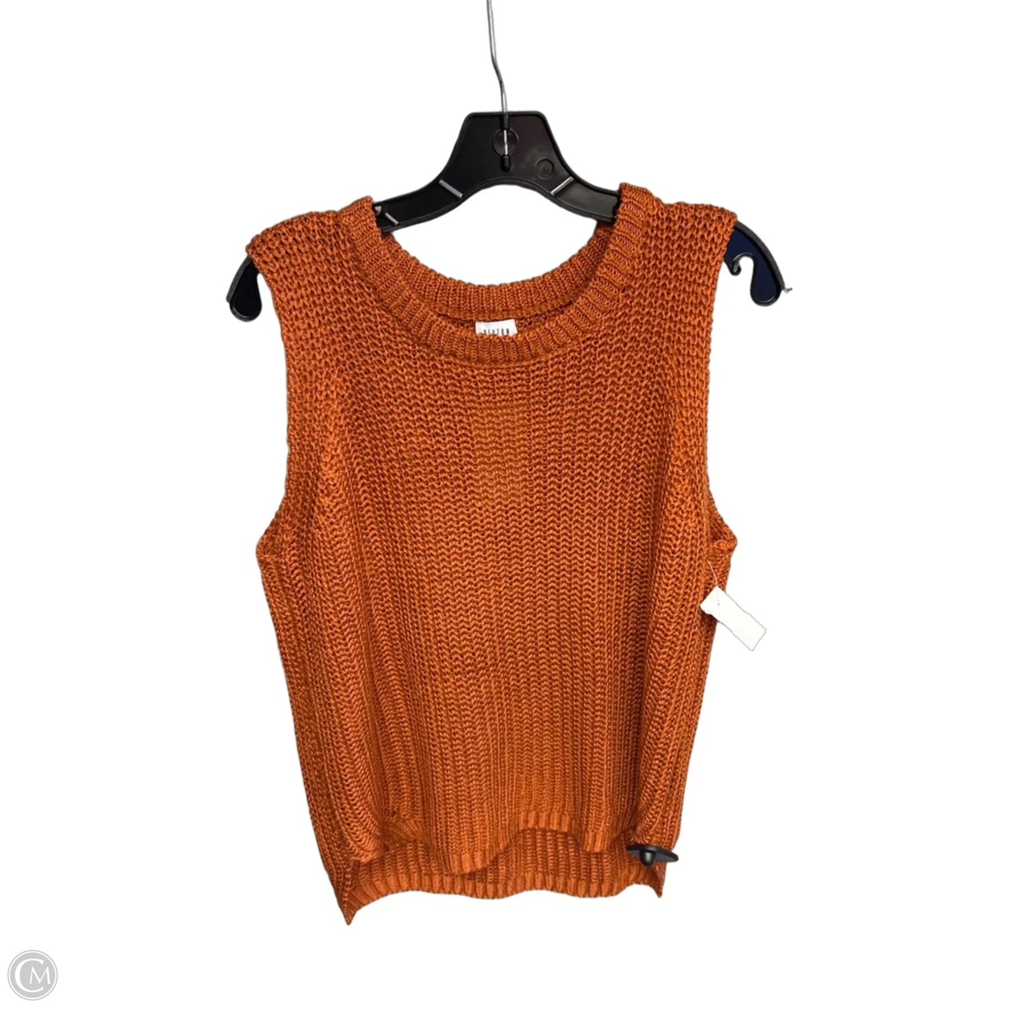 Top Sleeveless By Peyton Jensen In Orange, Size: L