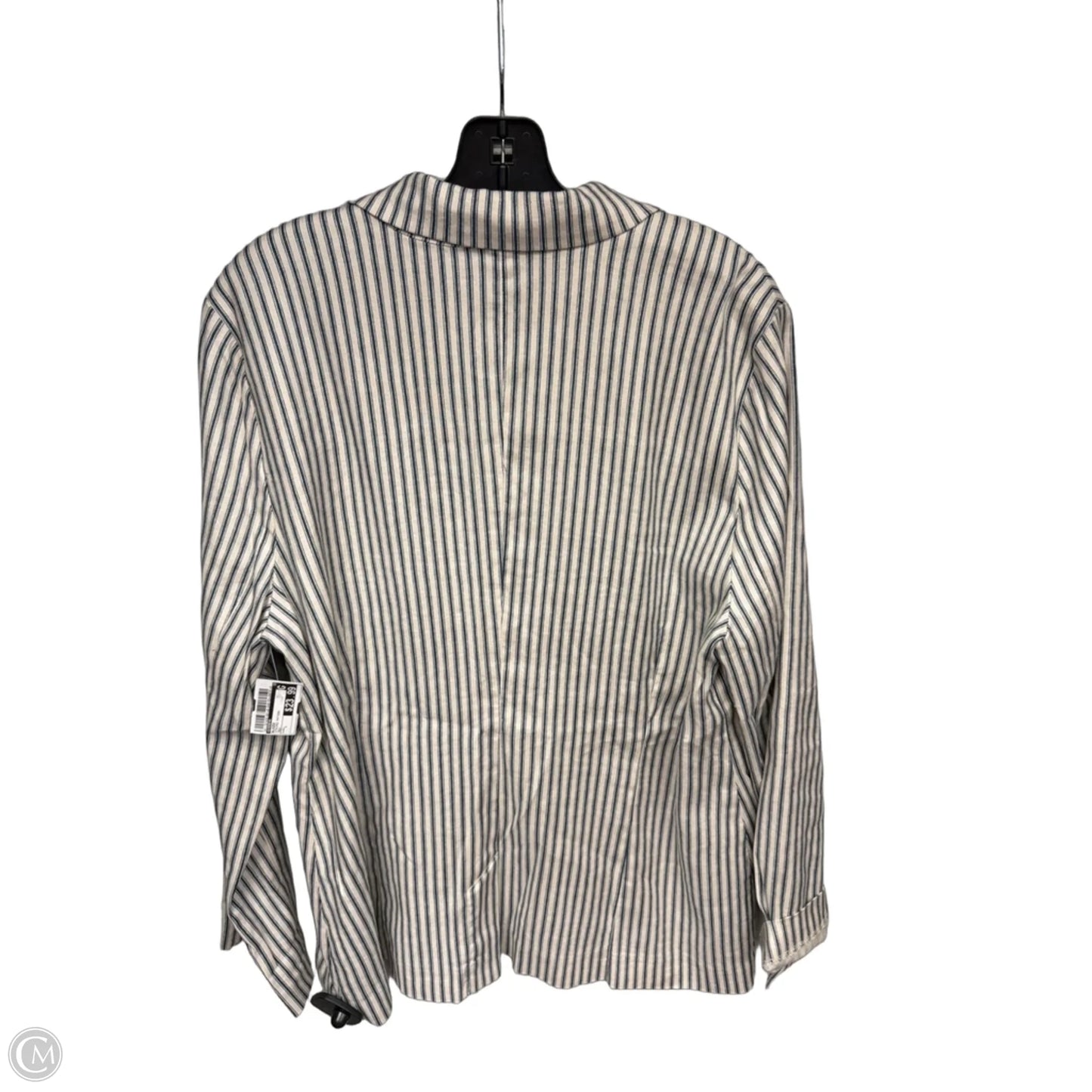 Blazer By Evereve In Striped Pattern, Size: L
