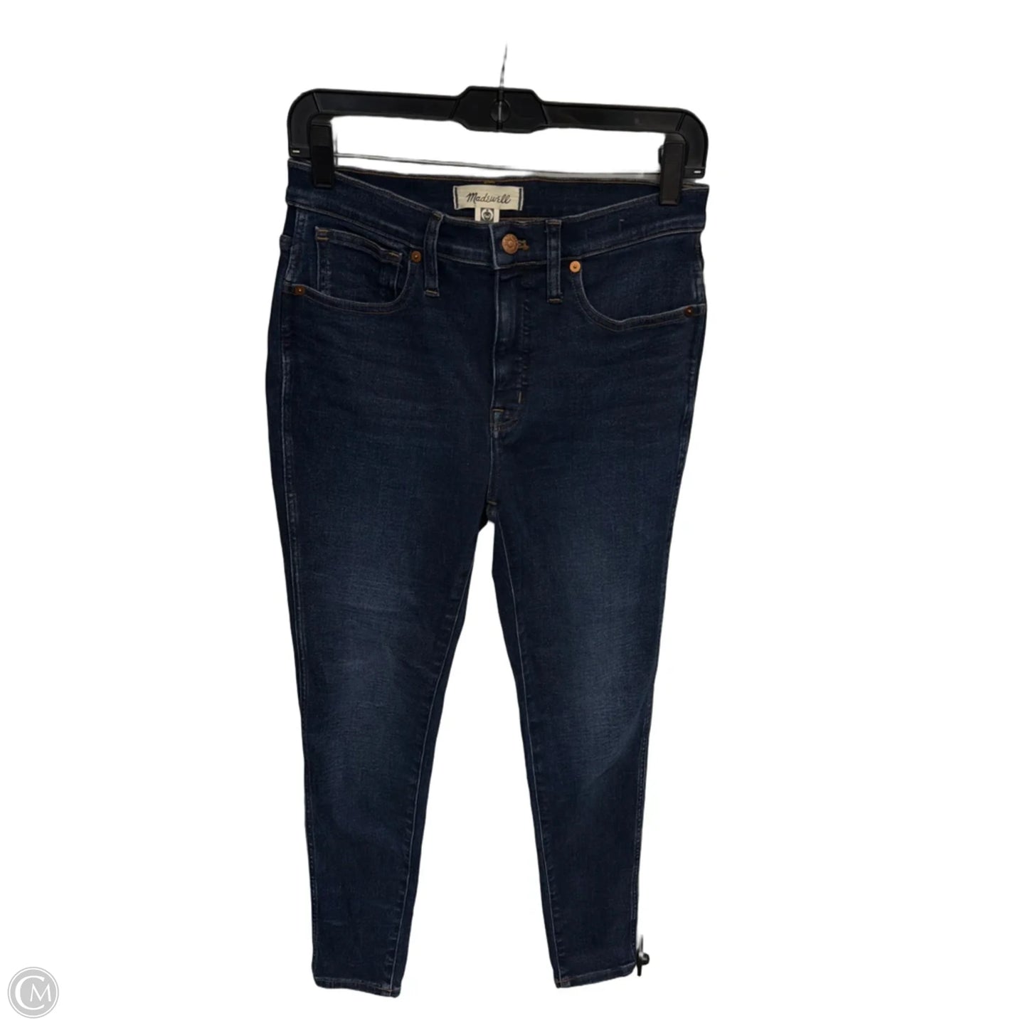 Jeans Skinny By Madewell In Blue Denim, Size: 4