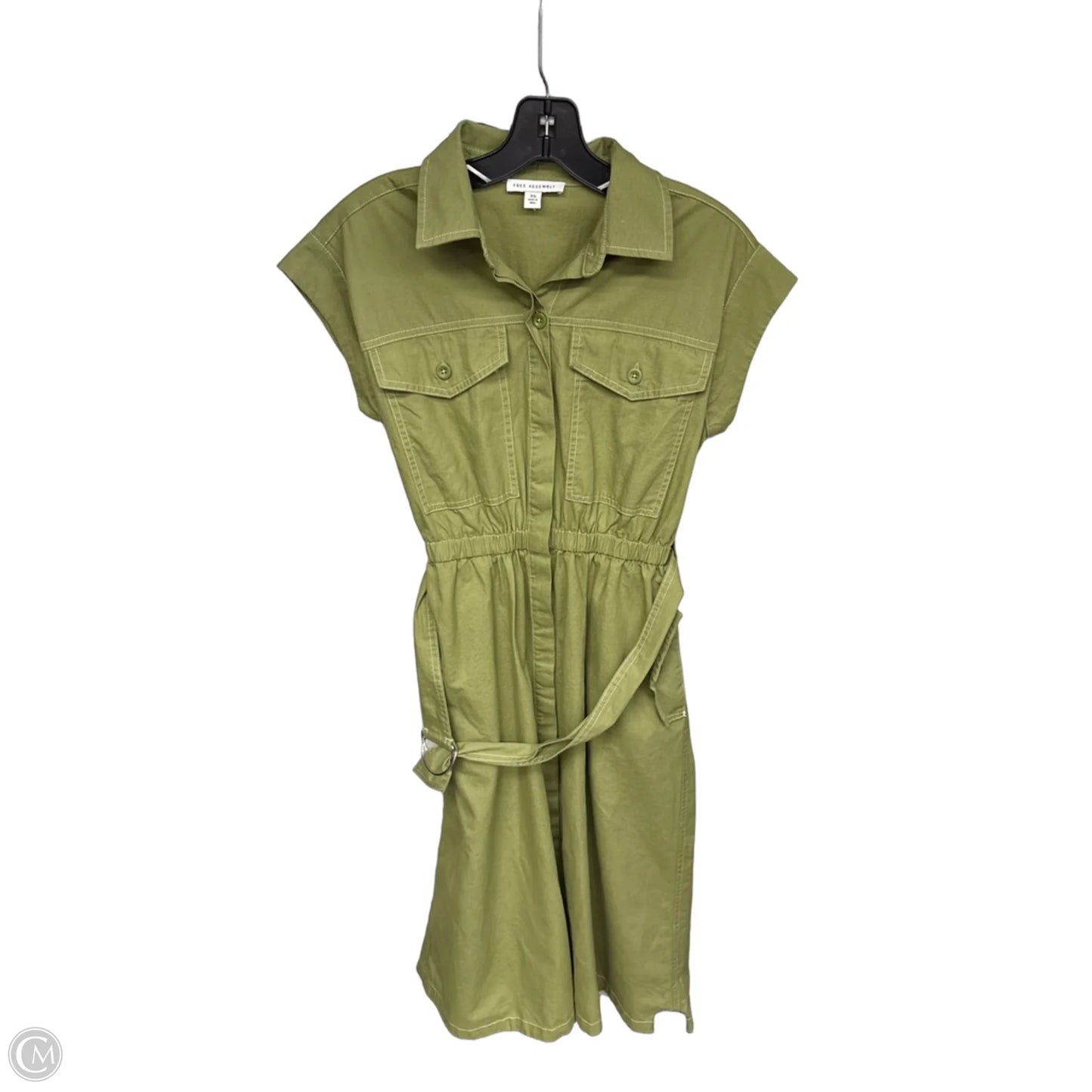 Dress Casual Maxi By Free Assembly In Green, Size: Xs