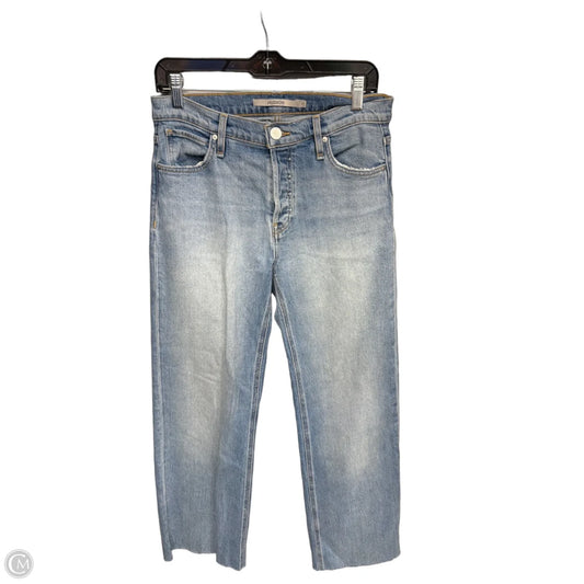 Jeans Straight By Hudson In Blue Denim, Size: 4