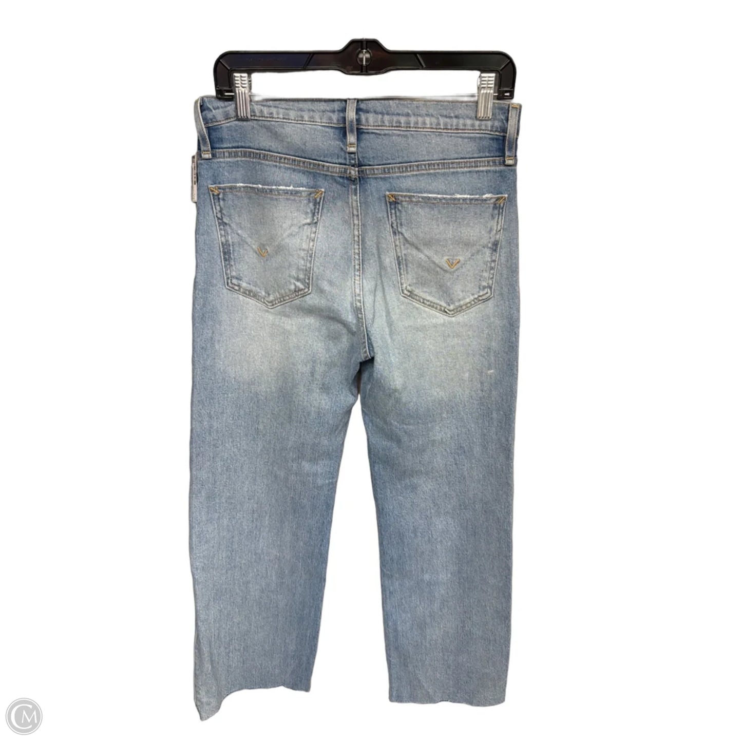 Jeans Straight By Hudson In Blue Denim, Size: 4