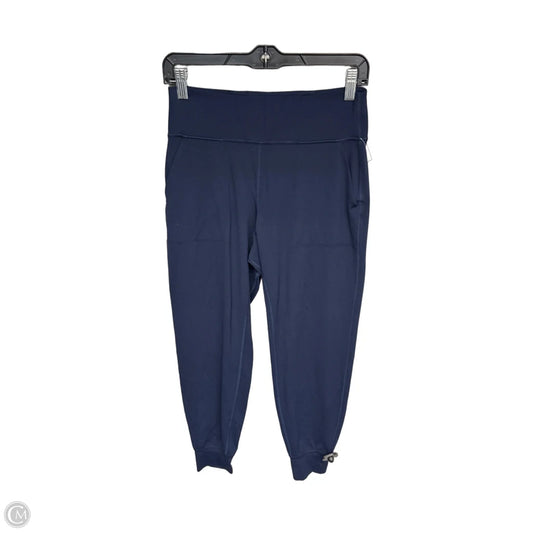 Athletic Pants By Lululemon In Navy, Size: 8