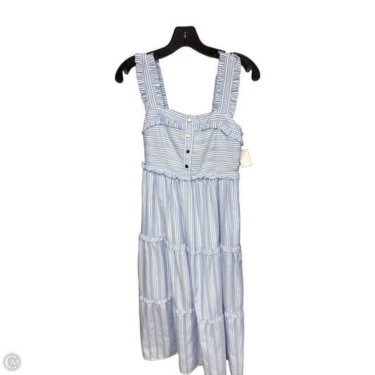 Dress Casual Maxi By Clothes Mentor In Blue & White, Size: S