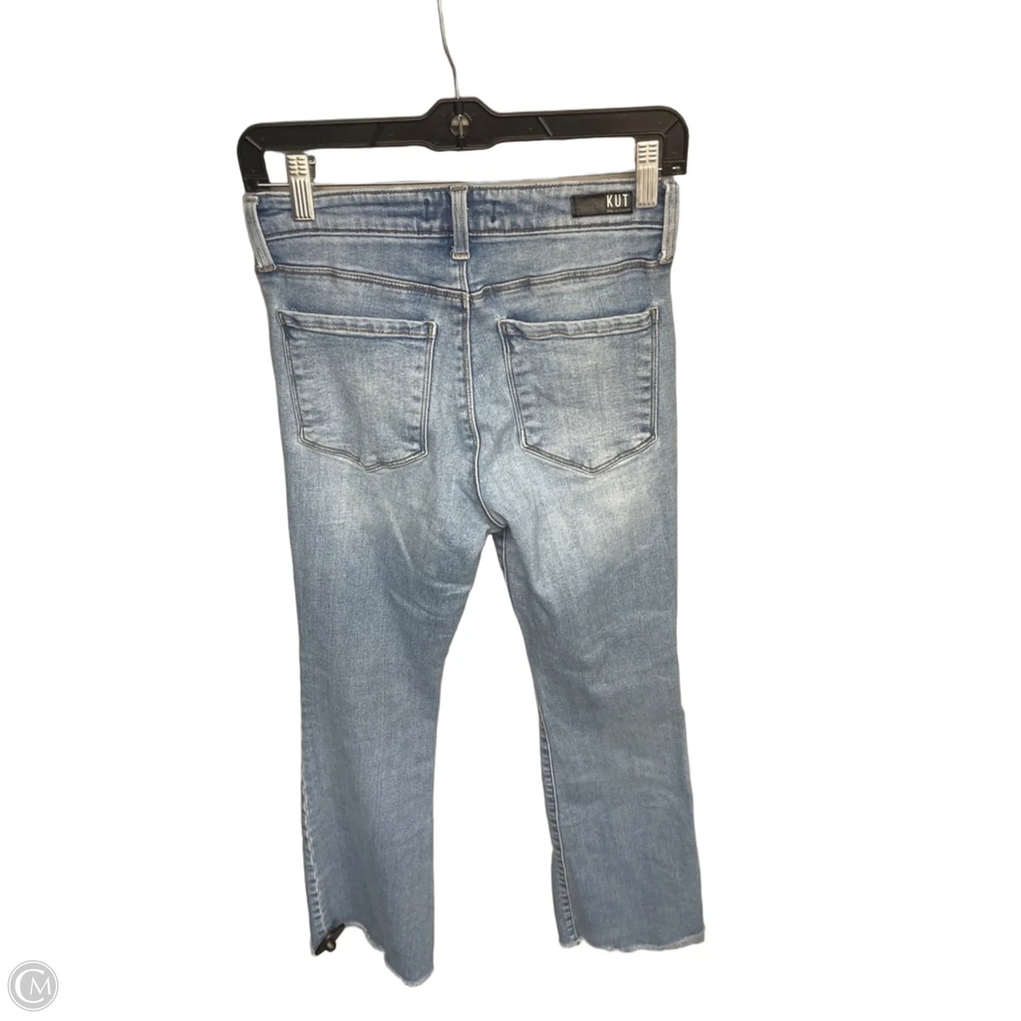 Jeans Wide Leg By Kut In Blue Denim, Size: 4