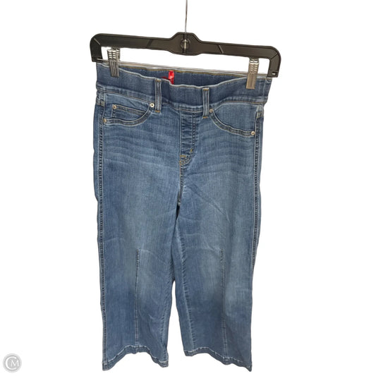 Jeans Wide Leg By Spanx In Blue Denim, Size: S
