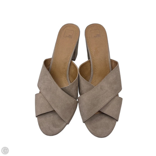 Shoes Heels Block By 14th And Union In Beige, Size: 12