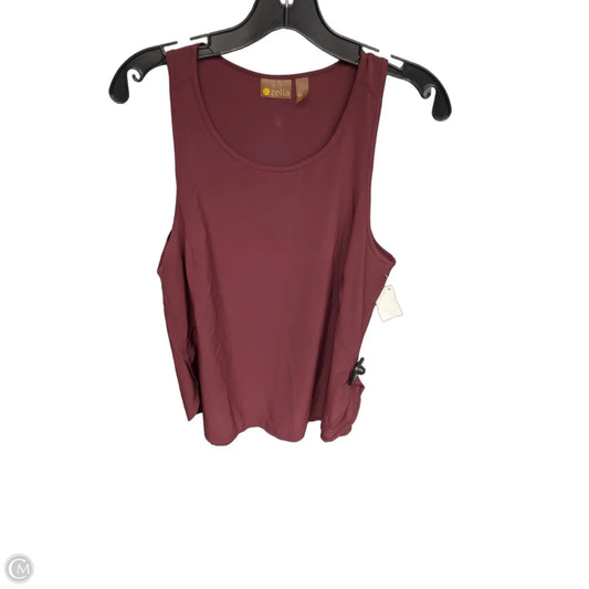 Athletic Tank Top By Zella In Red, Size: M