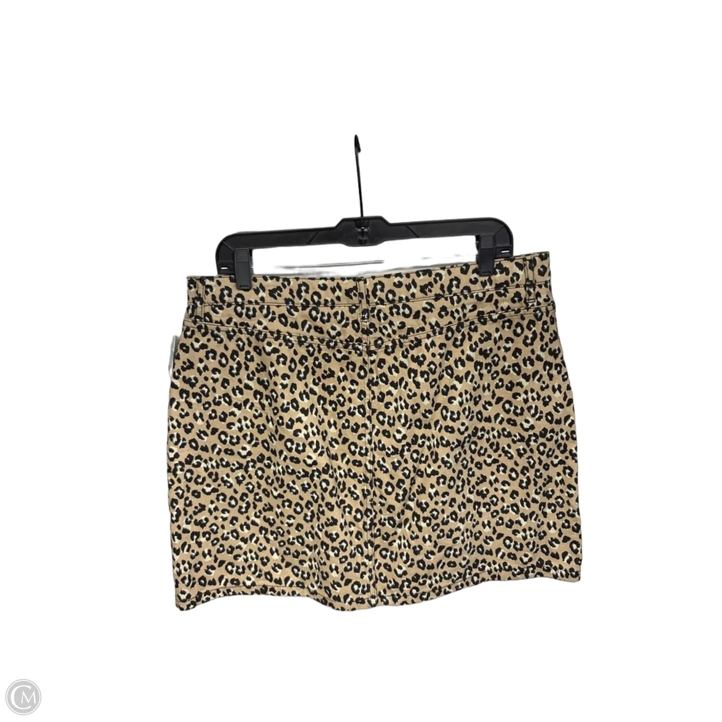 Skirt Mini & Short By Topshop In Animal Print, Size: 14