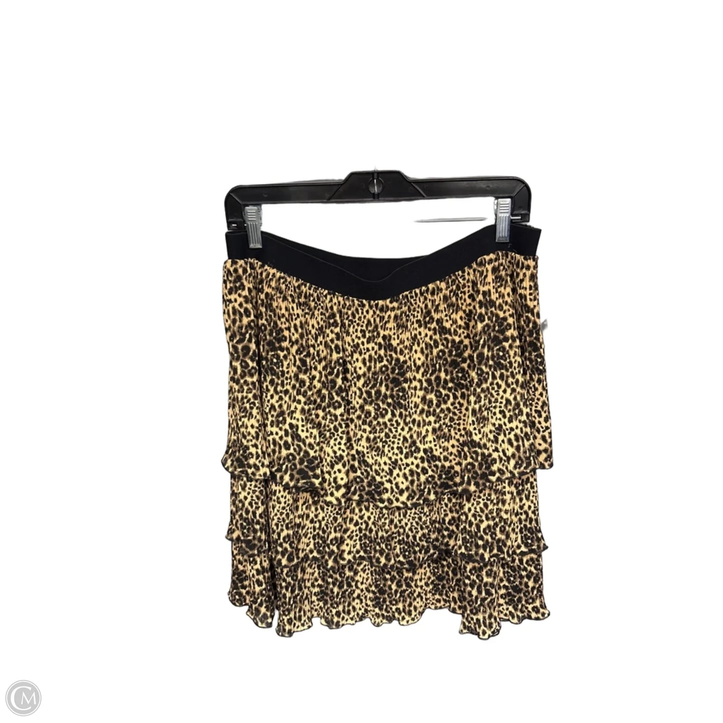 Skirt Mini & Short By Melloday In Animal Print, Size: Xl