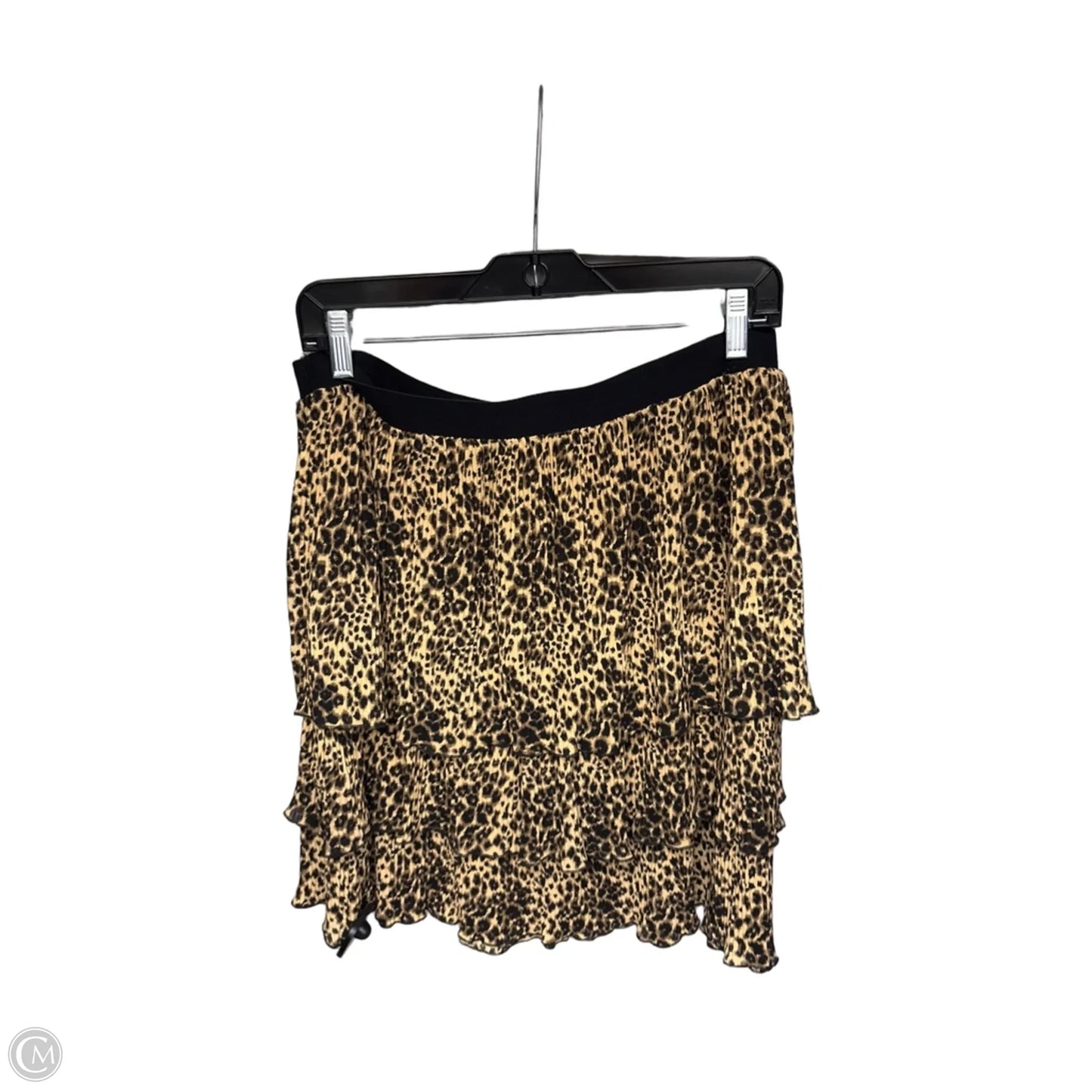 Skirt Mini & Short By Melloday In Animal Print, Size: Xl