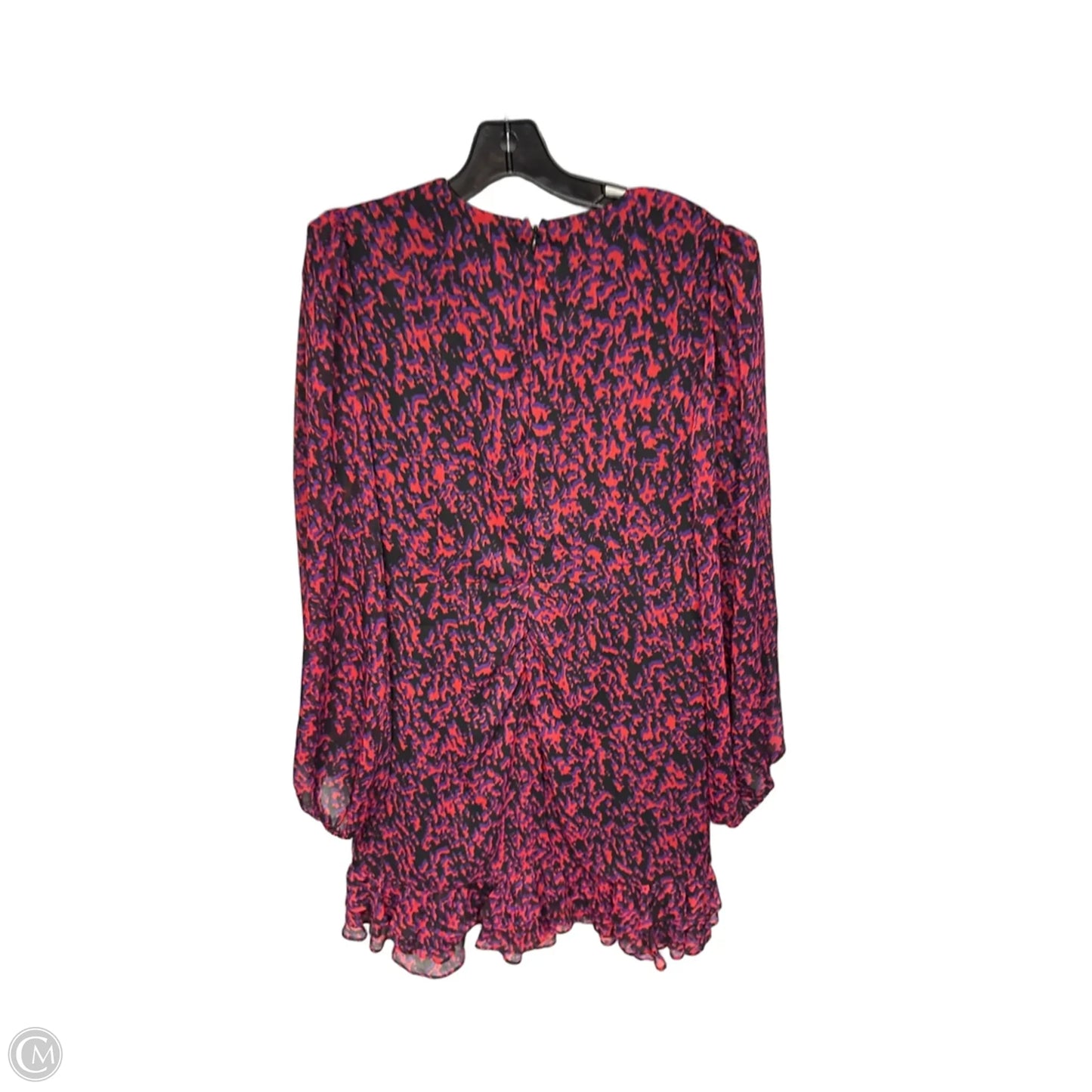Dress Casual Short By Express In Purple & Red, Size: Xl