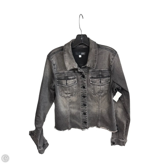 Jacket Denim By Kut In Black, Size: L