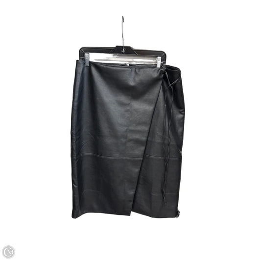 Skirt Midi By Maeve In Black, Size: L