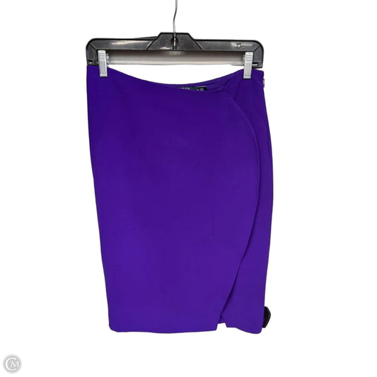 Skirt Midi By Lauren By Ralph Lauren In Purple, Size: 2