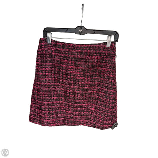 Skirt Mini & Short By Maison Jules In Black & Pink, Size: 2