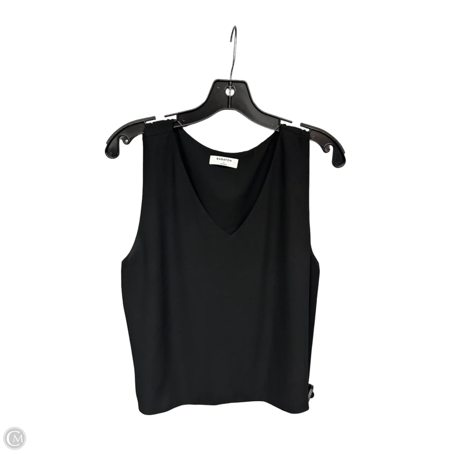 Top Sleeveless By Babaton In Black, Size: L