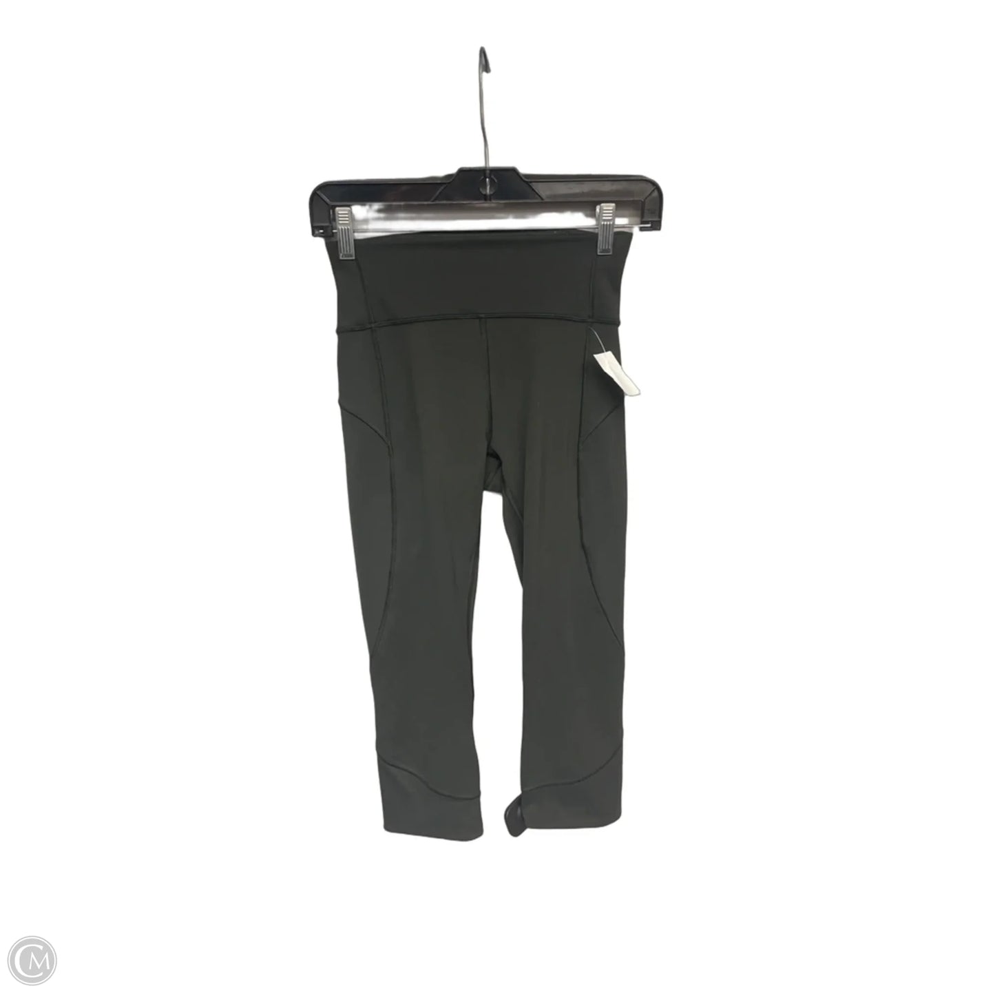 Athletic Capris By Lululemon In Green, Size: 4