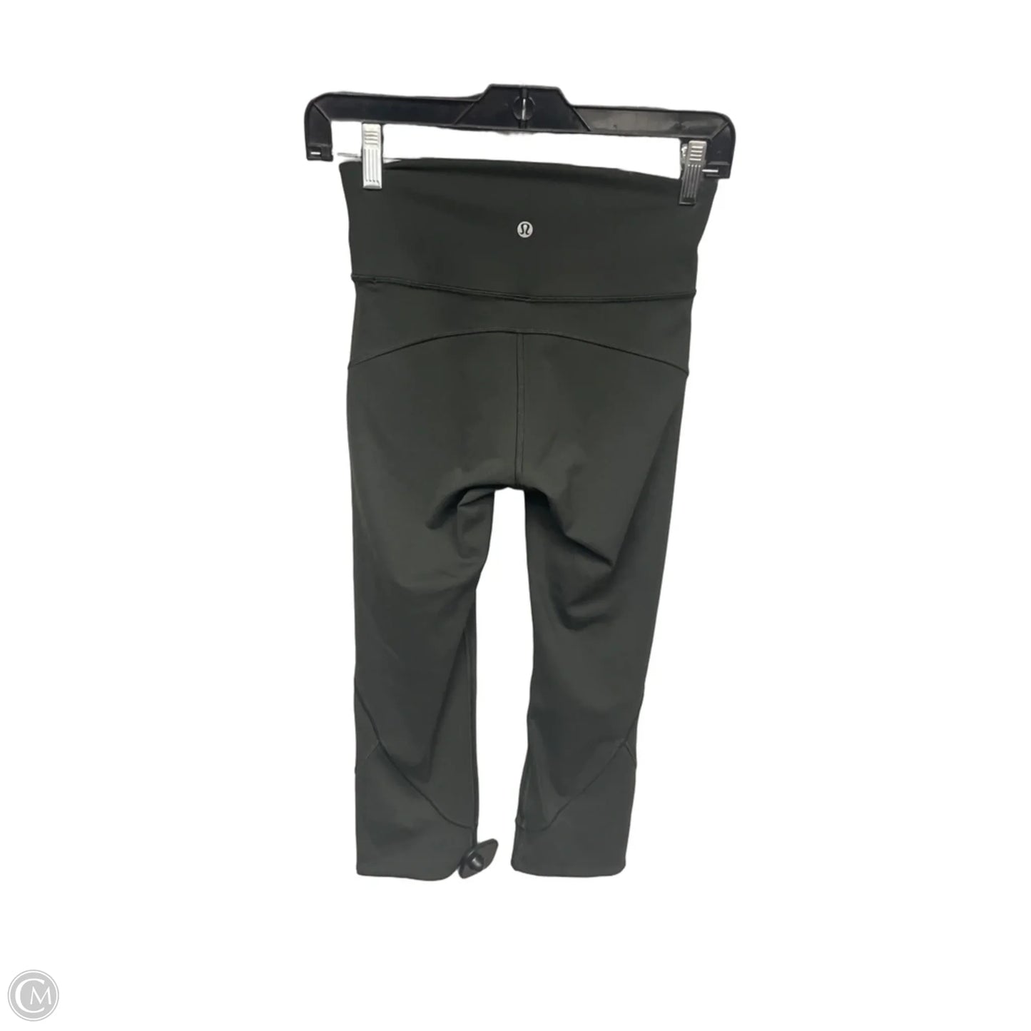 Athletic Capris By Lululemon In Green, Size: 4