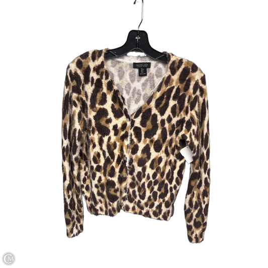 Cardigan By Rachel Zoe In Animal Print, Size: S