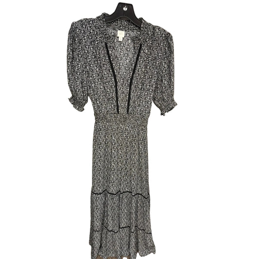 Dress Casual Maxi By Clothes Mentor In Black & White, Size: Xs