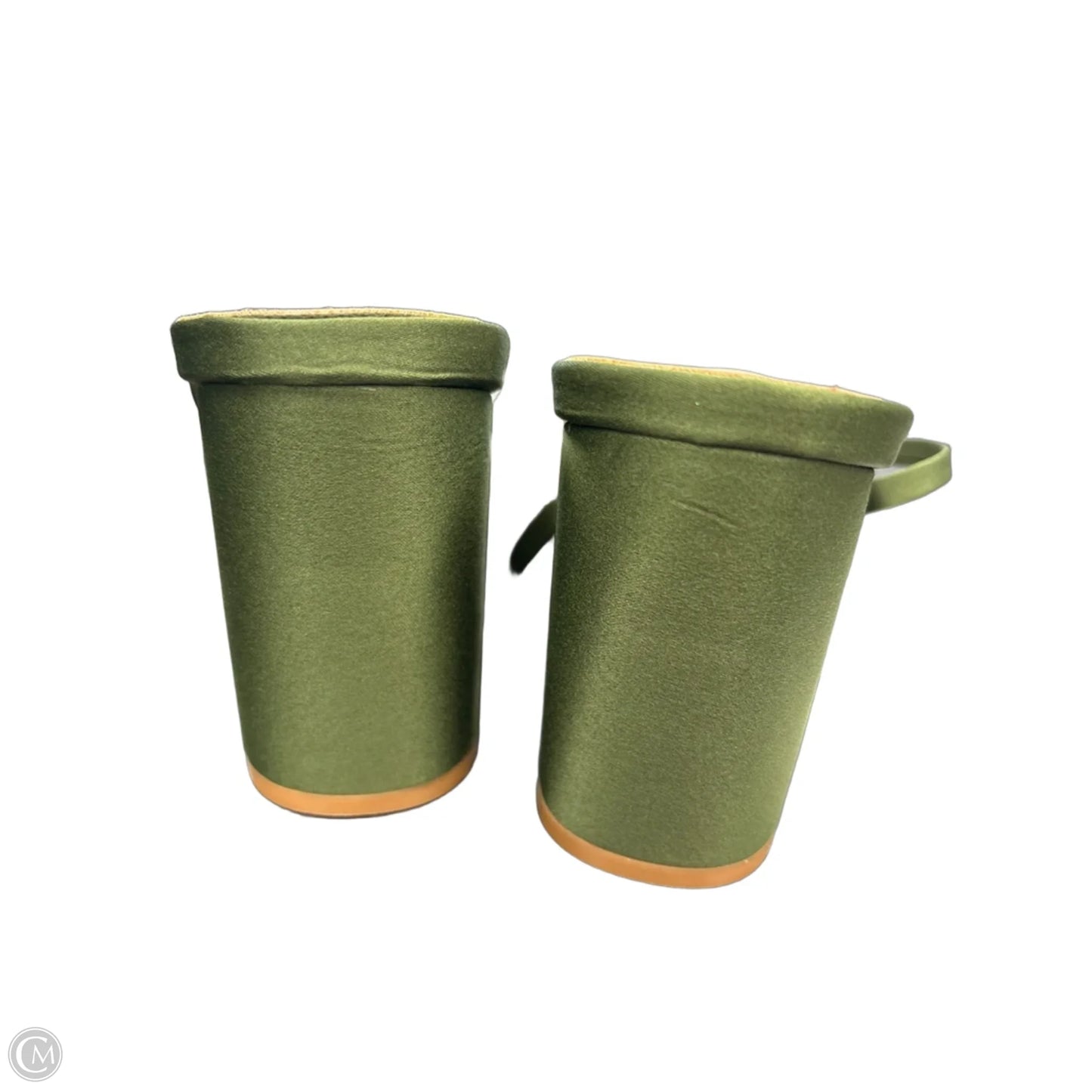 Shoes Heels Block By Clothes Mentor In Green, Size: