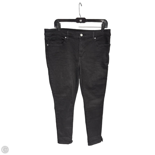 Jeans Straight By Levis In Black, Size: 12