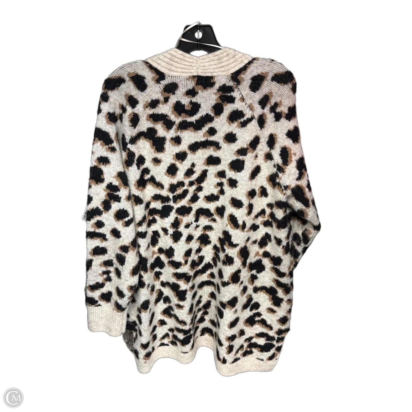 Cardigan By Terra & Sky In Animal Print, Size: 1x