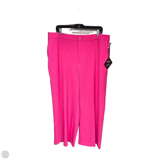 Pants Dress By Ava & Viv In Pink, Size: 16