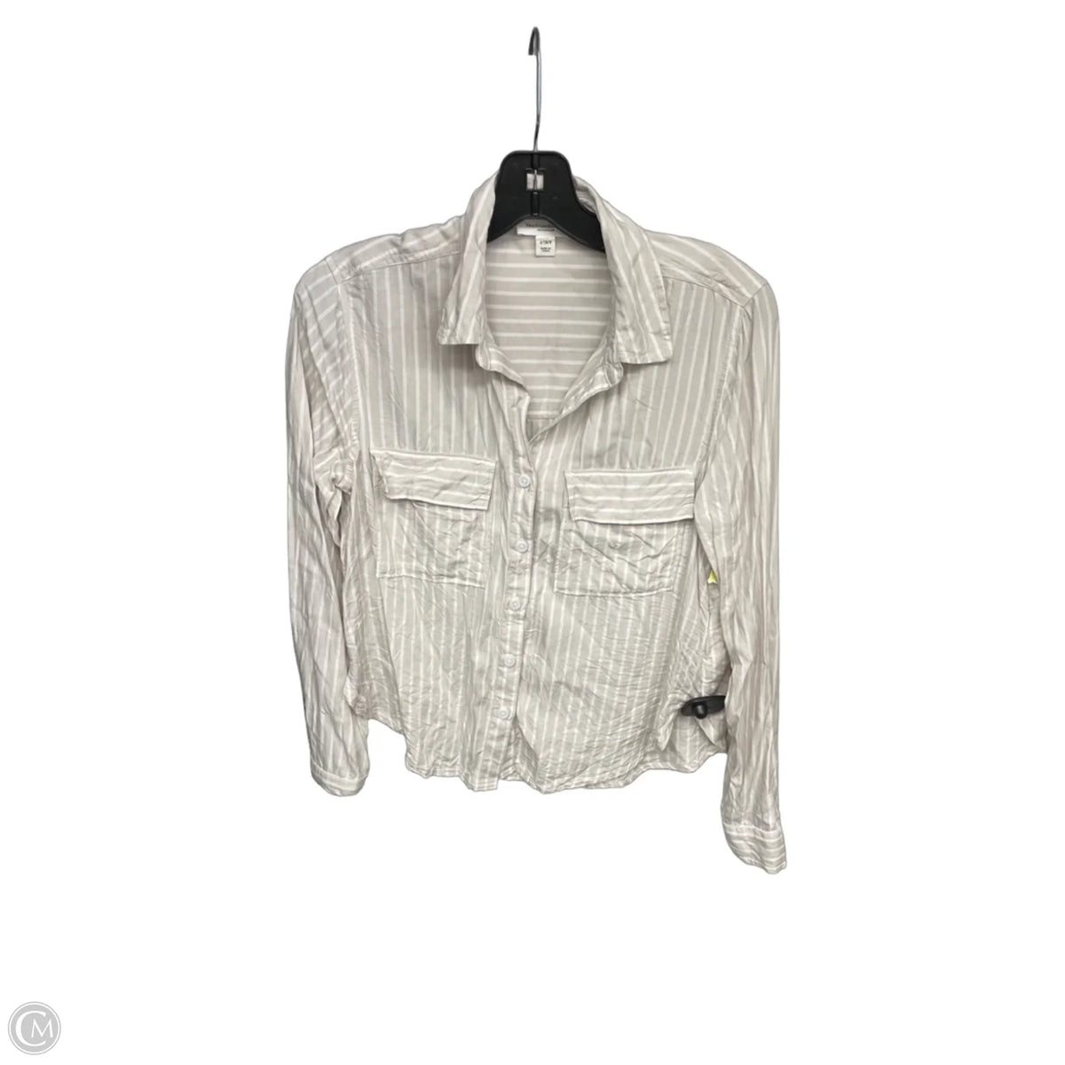 Top Long Sleeve By Beachlunchlounge In Striped Pattern, Size: S