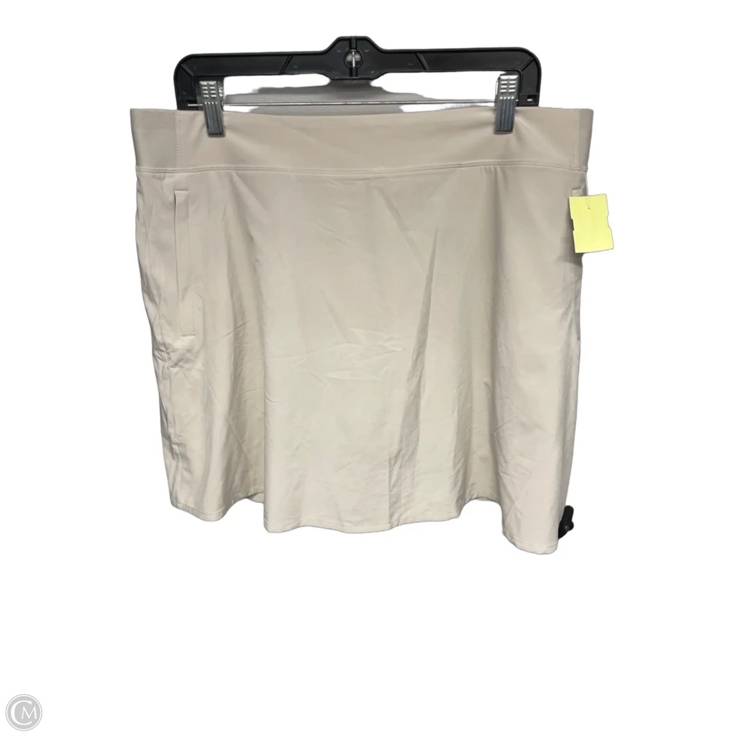 Athletic Skort By Athleta In Beige, Size: 16