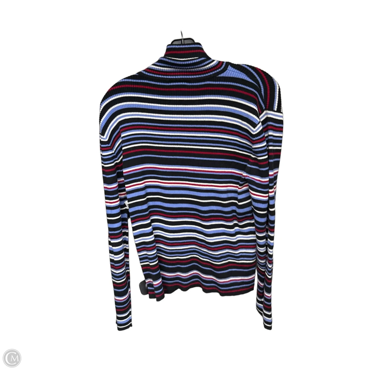Top Long Sleeve By Talbots In Striped Pattern, Size: Xl