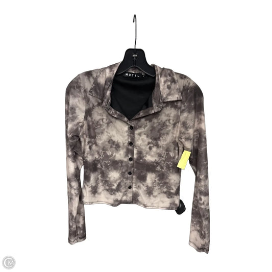 Top Long Sleeve By Motel In Grey, Size: S