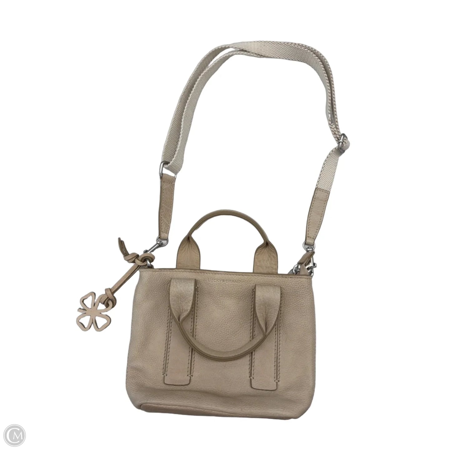Crossbody Leather By Lucky Brand, Size: Small