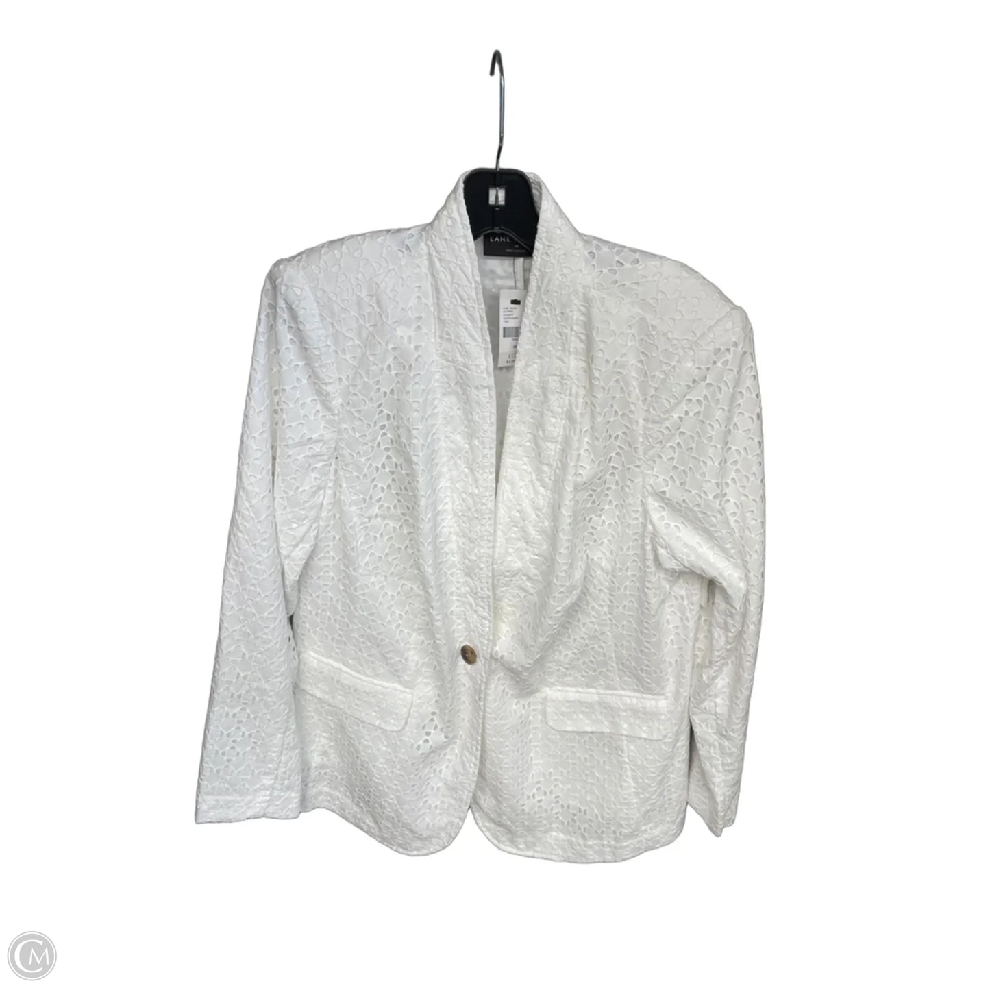 Blazer By Lane Bryant In White, Size: 18