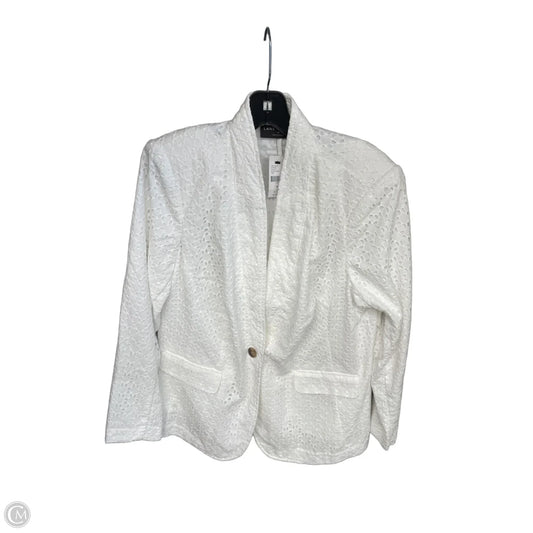 Blazer By Lane Bryant In White, Size: 18