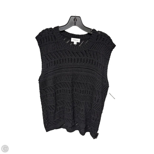 Top Sleeveless By Evereve In Black, Size: L