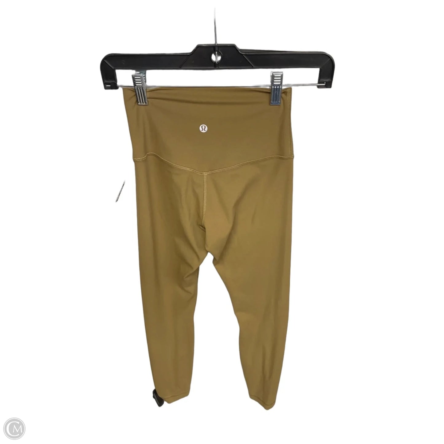 Athletic Capris By Lululemon In Green, Size: 4