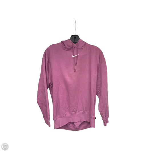 Sweatshirt Hoodie By Nike Apparel In Purple, Size: Xs