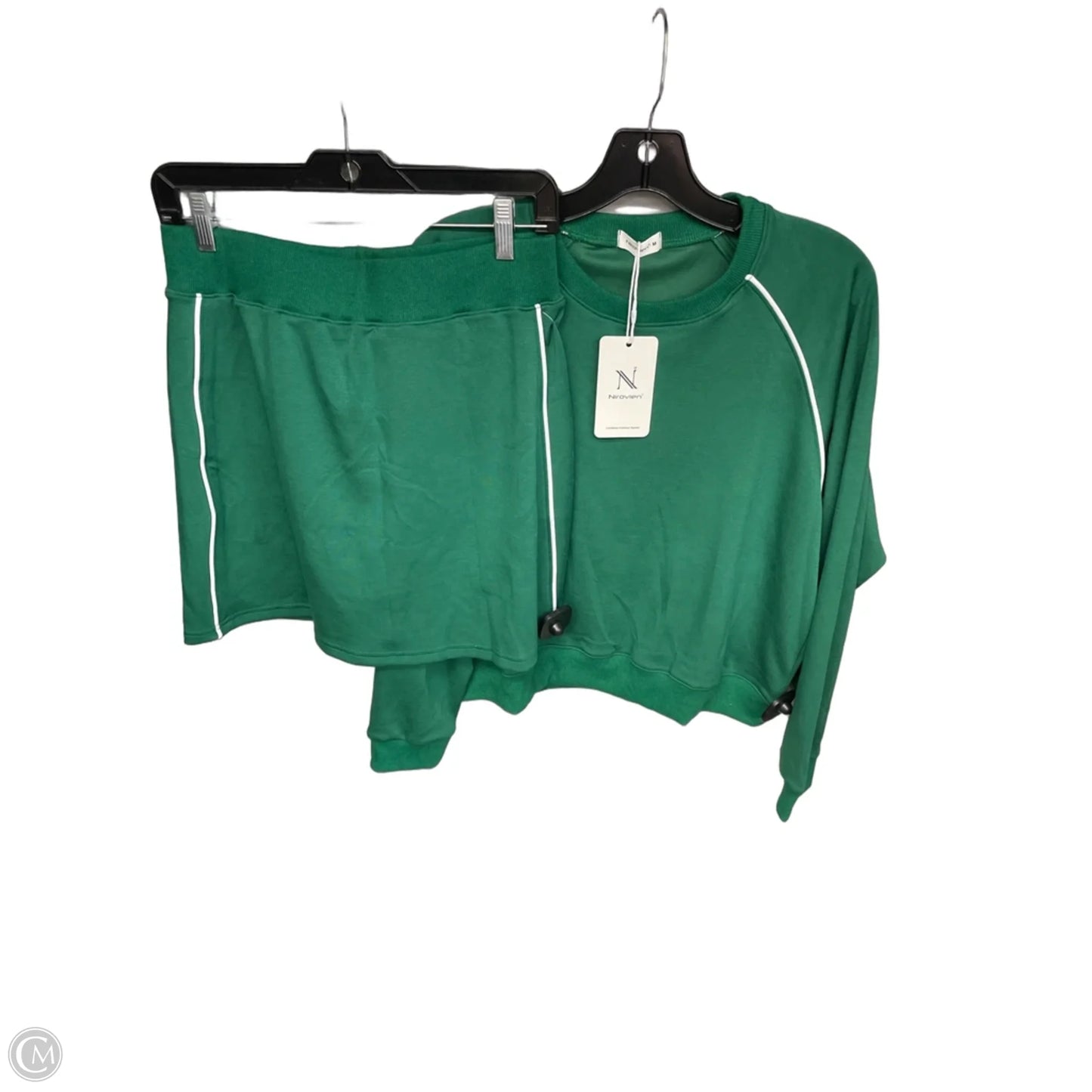 Athletic Shorts 2pc By Clothes Mentor In Green, Size: M