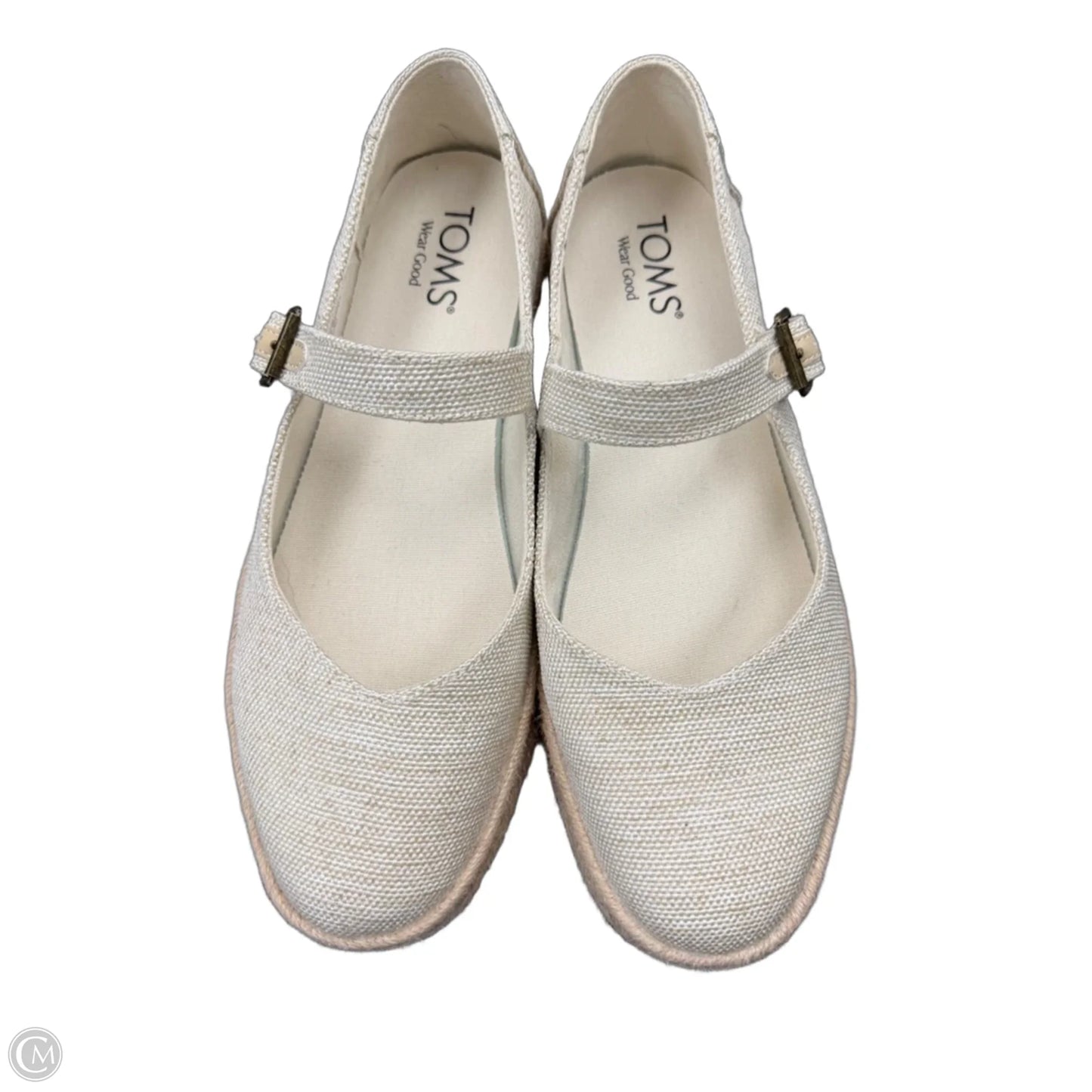 Shoes Flats By Toms In Tan, Size: 8.5