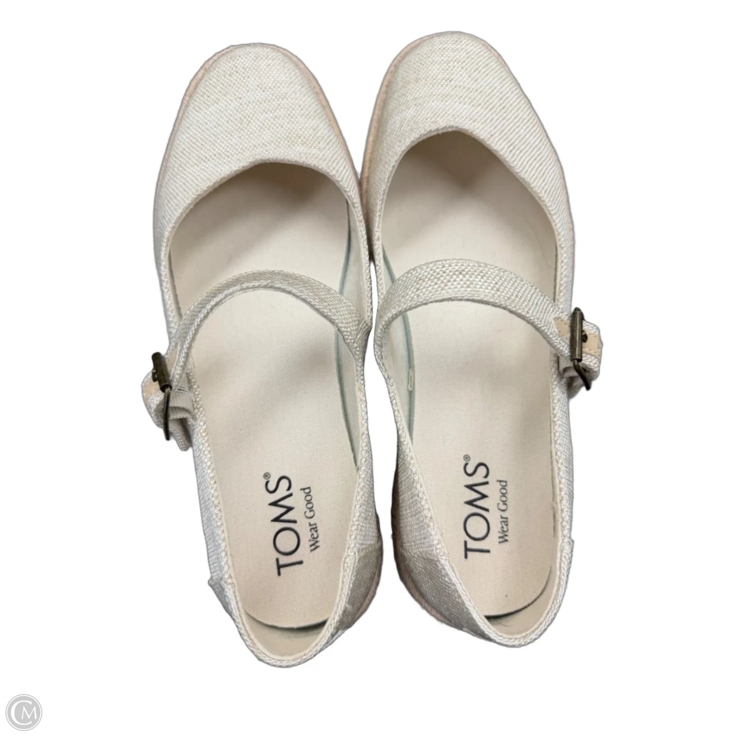 Shoes Flats By Toms In Tan, Size: 8.5