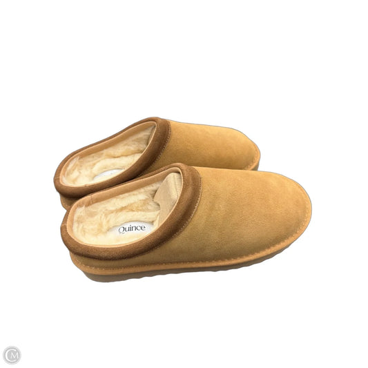 Shoes Flats By Quince In Brown, Size: 9