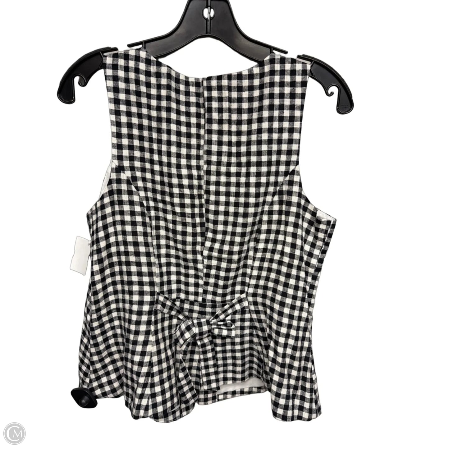 Top Sleeveless By Old Navy In Checkered Pattern, Size: M