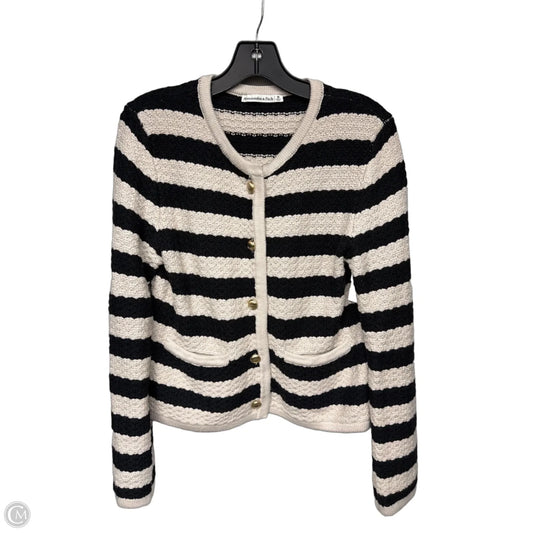 Cardigan By Abercrombie And Fitch In Striped Pattern, Size: M