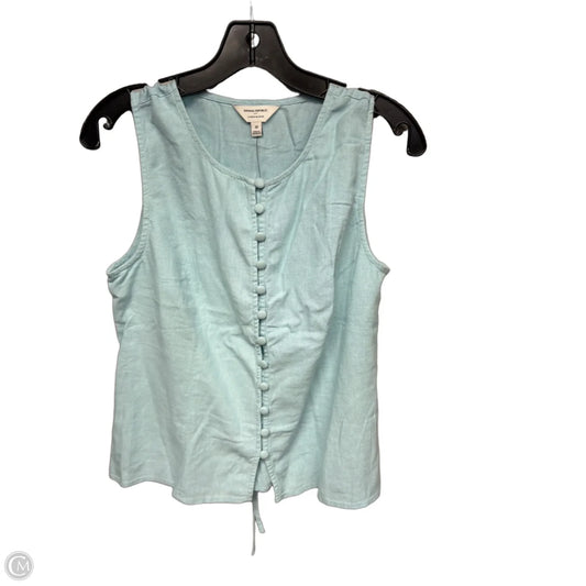 Top Sleeveless By Banana Republic In Blue, Size: 10