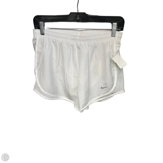 Athletic Shorts By Nike Apparel In White, Size: M