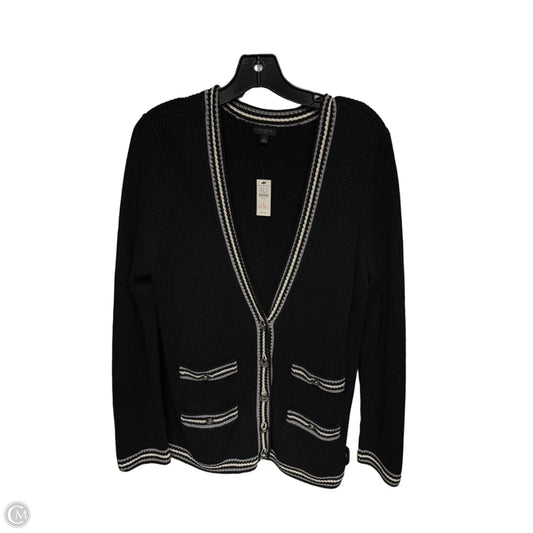 Cardigan By Talbots In Black, Size: Xl